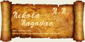 Nikola Magovac vizit kartica